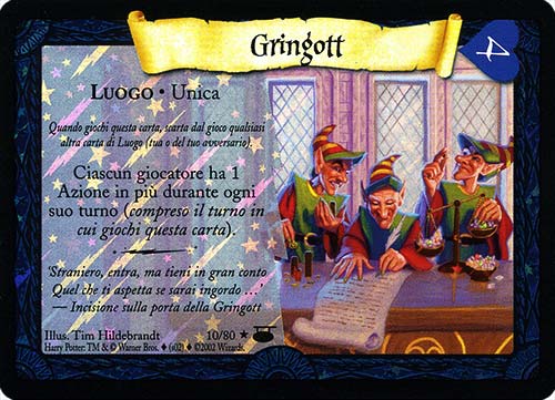 10/80 Gringott rara foil (IT)