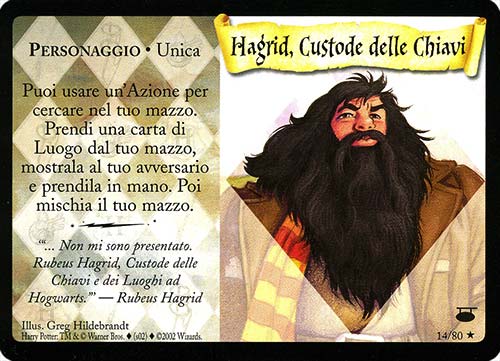 14/80 Hagrid, Custode delle Chiavi rara (IT)