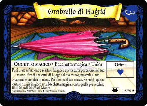 15/80 Ombrello di Hagrid rara (IT)