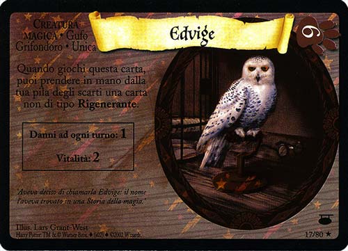 17/80 Edvige rara foil (IT)