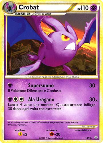 14 / 95 Crobat rara (IT) -NEAR MINT-