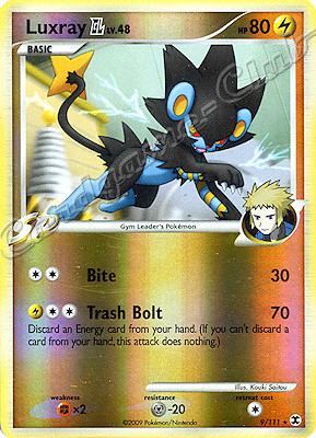 009 / 111 Luxray LV.48 rara foil reverse (EN) -NEAR MINT-