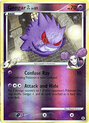 040 / 111 Gengar LV.65 non comune foil reverse (EN) -NEAR MINT-