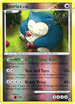 081 / 111 Snorlax LV.40 comune foil reverse (EN) -NEAR MINT-