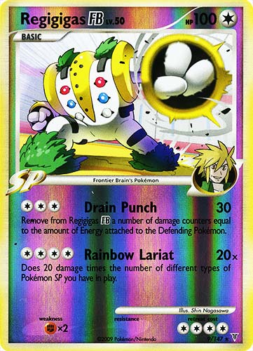 009 / 147 Regigigas FB LV.50 rara foil reverse (EN) -NEAR MINT-
