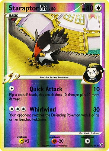 011 / 147 Staraptor FB LV.50 rara foil reverse (EN) -NEAR MINT-