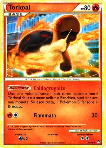 25 / 95 Torkoal rara (IT)  -GOOD-