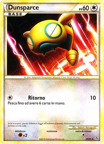 29 / 95 Dunsparce non comune (IT) -NEAR MINT-