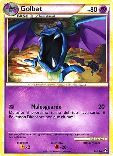 30 / 95 Golbat non comune (IT) -NEAR MINT-