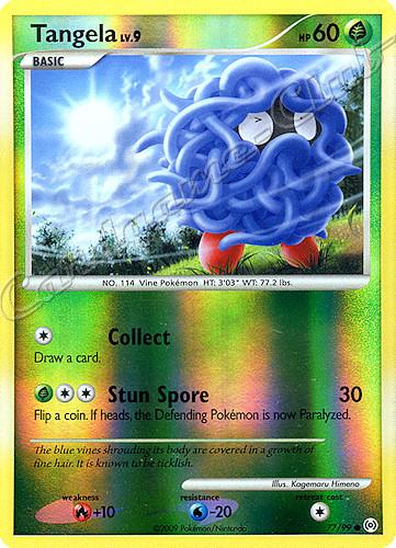77 / 99 Tangela LV.9 comune foil reverse (EN) -NEAR MINT-