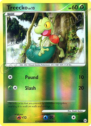 79 / 99 Treecko LV.13 comune foil reverse (EN) -NEAR MINT-