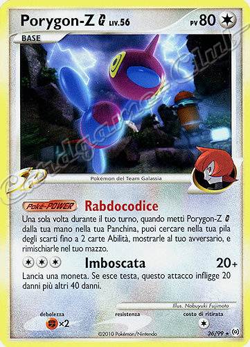 26 / 99 Porygon-Z LIV.56 rara (IT) -NEAR MINT-
