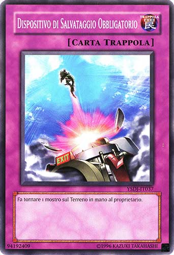 YSDJ-IT037 Dispositivo di Salvataggio Obbligatorio comune Unlimited (IT) -NEAR MINT-