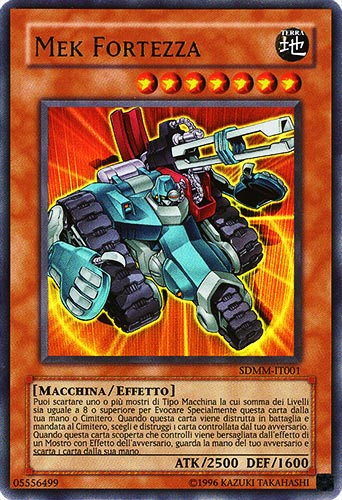 SDMM-IT001 Mek Fortezza ultra rara unlimited (IT) -NEAR MINT-