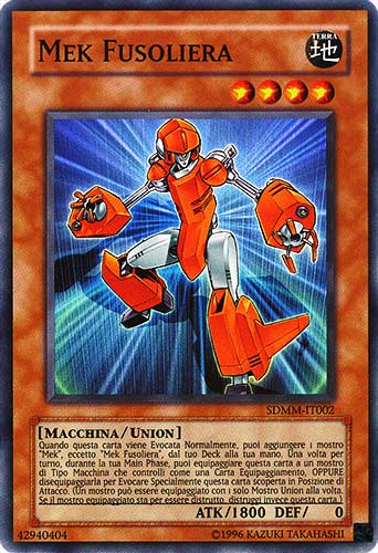 SDMM-IT002 Mek Fusoliera super rara unlimited (IT) -NEAR MINT-