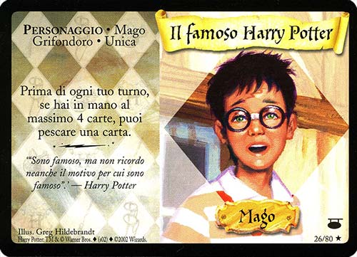 26/80 Il Famoso Harry Potter rara (IT)