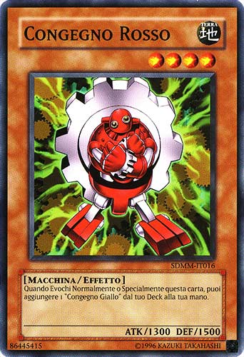 SDMM-IT016 Congegno Rosso comune unlimited (IT) -NEAR MINT-