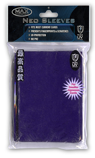 Proteggi carte mini pacchetto da 50 bustine Plain Colour Alpha Blue