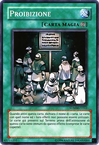 SDMM-IT022 Proibizione comune unlimited (IT) -NEAR MINT-