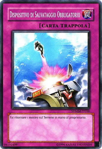 SDMM-IT036 Dispositivo di Salvataggio Obbligatorio comune unlimited (IT) -NEAR MINT-