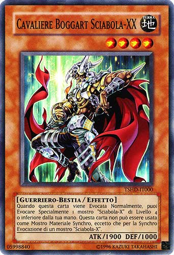 TSHD-IT000 Cavaliere Boggart Sciabola-XX super rara Unlimited (IT) -NEAR MINT-