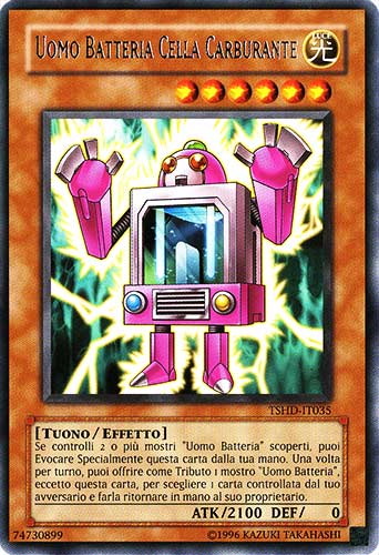 TSHD-IT035 Uomo Batteria Cella Carburante rara Unlimited (IT) -NEAR MINT-