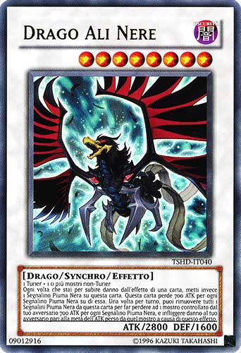 TSHD-IT040 Drago Ali Nere rara ultimate Unlimited (IT) -NEAR MINT-