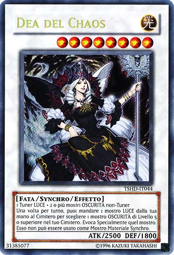 TSHD-IT044 Dea del Chaos rara segreta Unlimited (IT) -NEAR MINT-