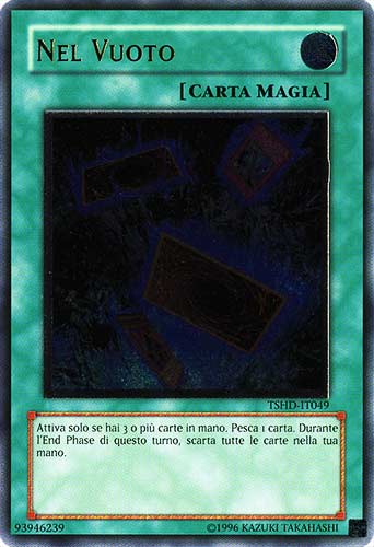 TSHD-IT049 Nel Vuoto rara ultimate Unlimited (IT) -NEAR MINT-