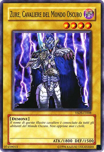 YSDS-IT008 Zure, Cavaliere del Mondo Oscuro comune Unlimited (IT) -NEAR MINT-