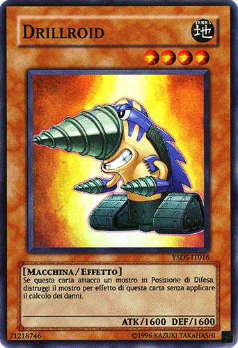YSDS-IT016 Drillroid super rara Unlimited (IT) -NEAR MINT-