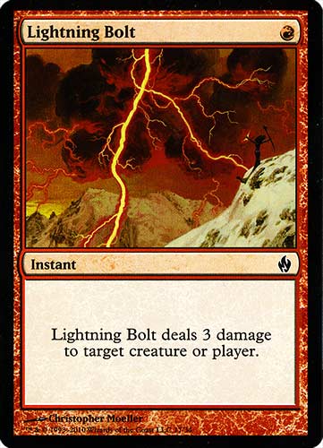 17 / 34 Lightning Bolt comune foil (EN) -NEAR MINT-