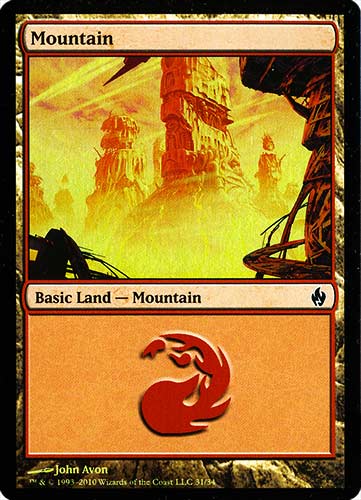 31 / 34 Mountain comune foil (EN) -NEAR MINT-