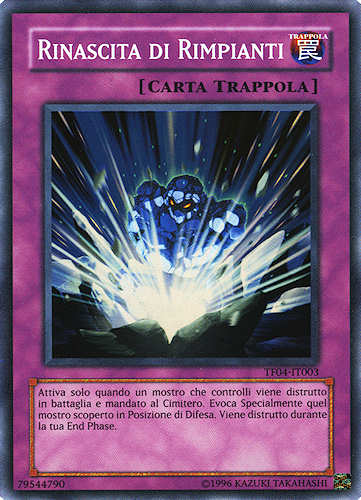 TF04-IT003 Rinascita di Rimpianti super rara Unlimited (IT) -NEAR MINT-