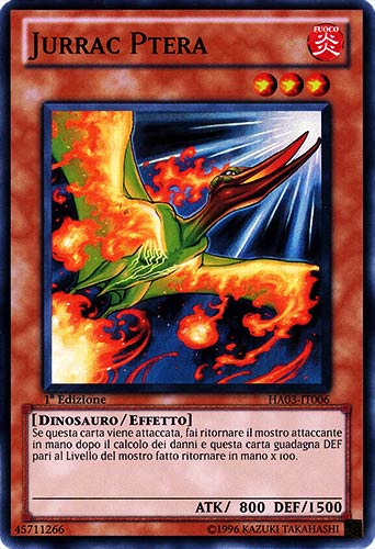 HA03-IT006 Jurrac Ptera super rara 1a Edizione (IT)  -GOOD-