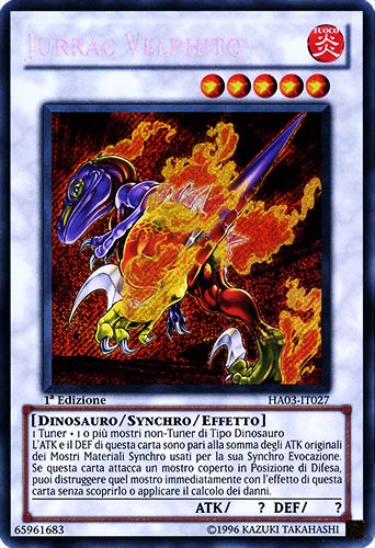 HA03-IT027 Jurrac Velphito rara segreta 1a Edizione (IT) -GOOD-