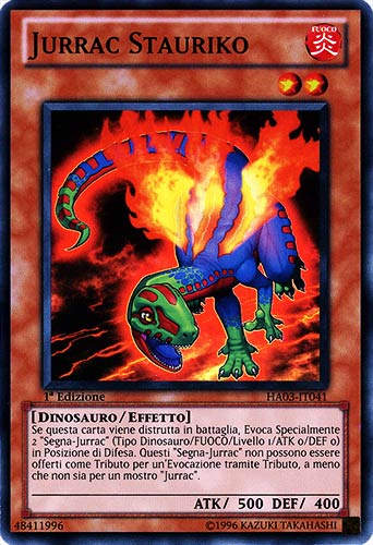 HA03-IT041 Jurrac Stauriko super rara 1a Edizione (IT) -NEAR MINT-
