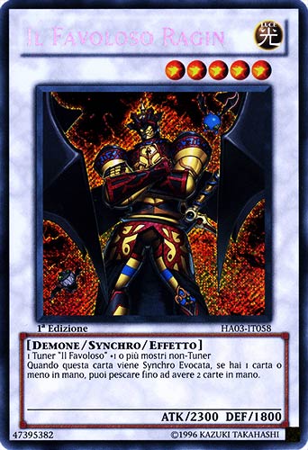 HA03-IT058 Il Favoloso Ragin rara segreta 1a Edizione (IT) -NEAR MINT-