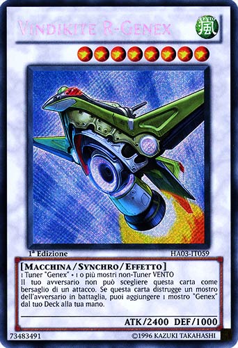 HA03-IT059 Vindikite R-Genex rara segreta 1a Edizione (IT) -GOOD-