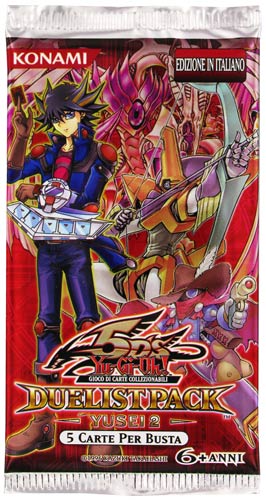 Duelist Pack Yusei 2 unlimited busta 5 carte (IT)