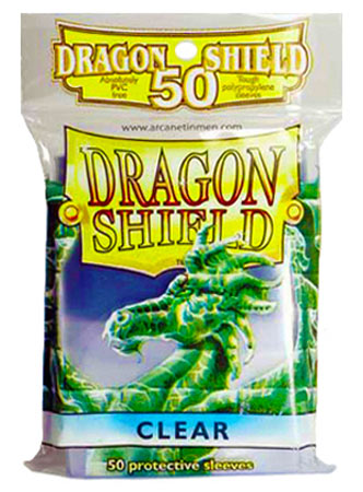 Proteggi carte standard pacchetto da 50 bustine Clear