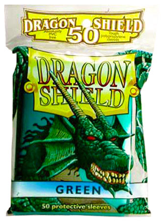 Proteggi carte standard pacchetto da 50 bustine Green