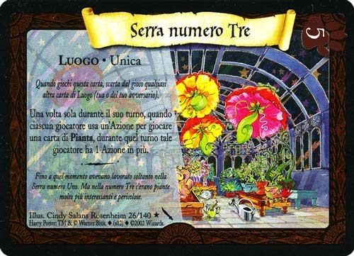026/140 Serra Numero Tre rara foil (IT)