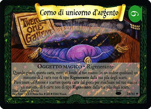24/80 Corno di Unicorno d'Argento rara foil (IT)