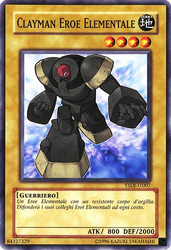 YSDJ-IT007 Clayman Eroe Elementale comune Unlimited (IT) -NEAR MINT-