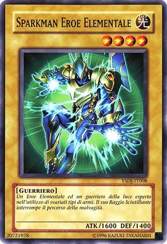 YSDJ-IT008 Sparkman Eroe Elementale comune Unlimited (IT) -NEAR MINT-