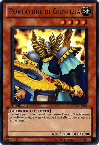 DP10-IT013 Portatore di Giustizia ultra rara 1a Edizione (IT) -NEAR MINT-