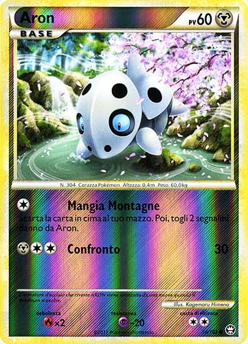 056 / 102 Aron comune foil reverse (IT) -NEAR MINT-