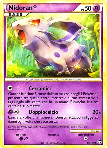 069 / 102 Nidoran comune (IT) -NEAR MINT-