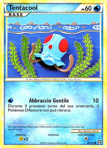 080 / 102 Tentacool comune (IT) -NEAR MINT-